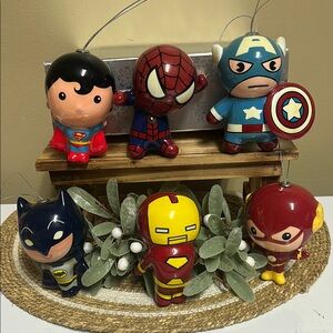 Marvel bundle (6) Christmas Ornaments